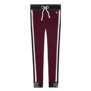 NWOT VS Pink Ruby Campus Drawstring Yoga Leggings